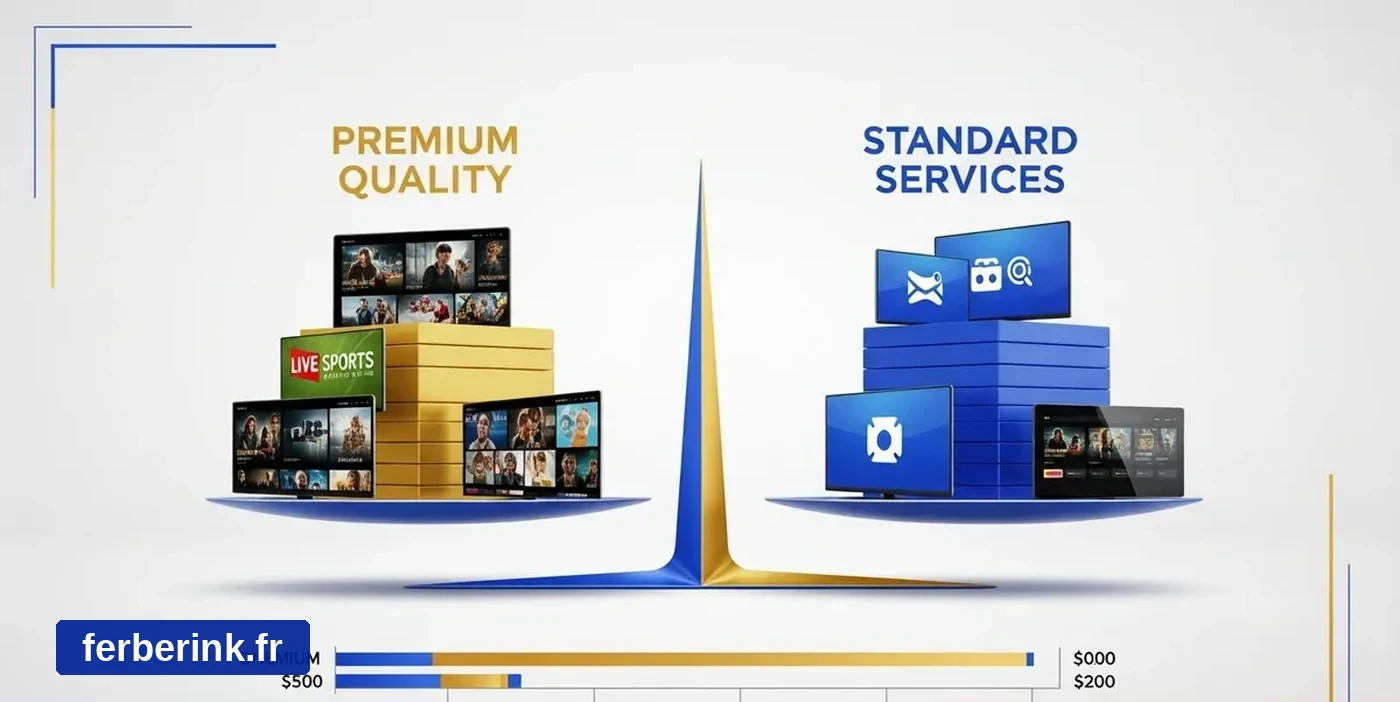 Comparer un abonnement IPTV : critères, pas un classement
